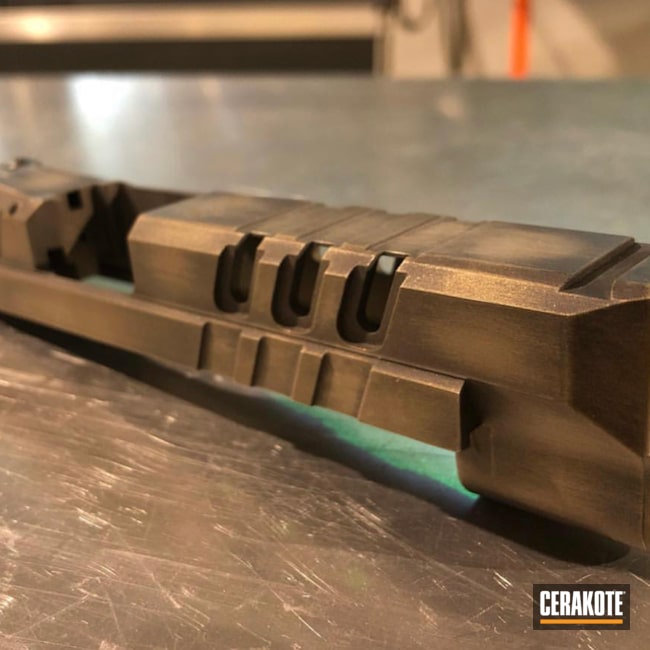 Cerakoted Rmr Cut Machined Slide In A Custom Cerakote Finish