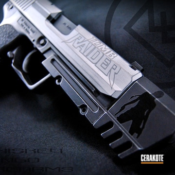 Cerakoted Tomb Raider Themed Hk Usp Handgun