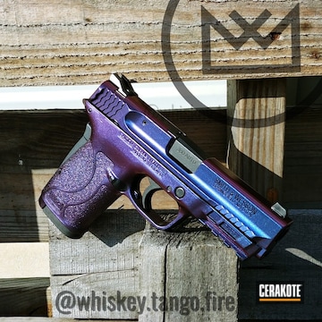 Cerakoted Smith & Wesson Handgun Done In A Cerakote And Gun Candy Finish