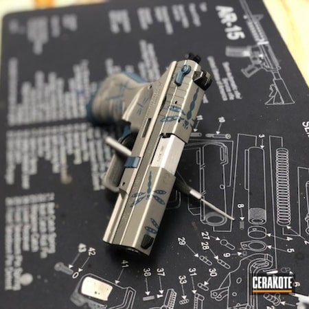Powder Coating: Pistol,Blue Titanium H-185,Gun Metal Grey H-219,Dragonfly