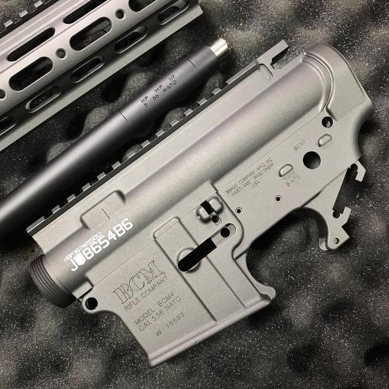 Bcm Rifles Gray BCM Upper / Lower in a Custom Cerakote Disruptive Grey Finish by Web ...