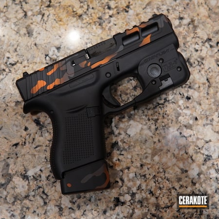 Powder Coating: Hunter Orange H-128,Graphite Black H-146,Glock,Pistol,MultiCam,Sniper Grey H-234,Custom Camo
