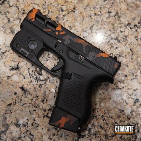 Powder Coating: Hunter Orange H-128,Graphite Black H-146,Glock,Pistol,MultiCam,Sniper Grey H-234,Custom Camo
