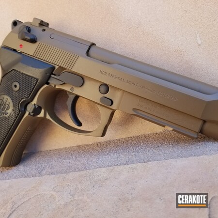 Powder Coating: Pistol,Beretta,Beretta M9,MAGPUL® FLAT DARK EARTH H-267