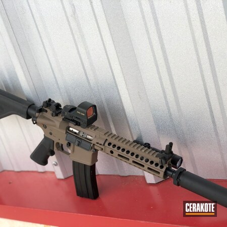 Powder Coating: Two Tone,Palmetto State Armory,Tactical Rifle,AR-15,Solid Tone,MAGPUL® FLAT DARK EARTH H-267