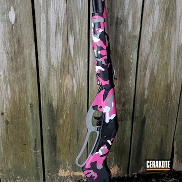 Cerakoted Daisy Bb Gun In A Pink Multicam Finish