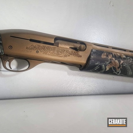 Powder Coating: Shotgun,Remington,Burnt Bronze H-148,Remington 1100
