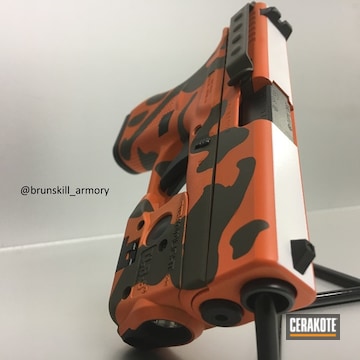 Cerakoted Glock Handgun Done In A Cerakote Multicam Finish
