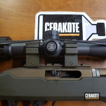 Cerakoted H-148 Burnt Bronze And H-232 Magpul O.d. Green