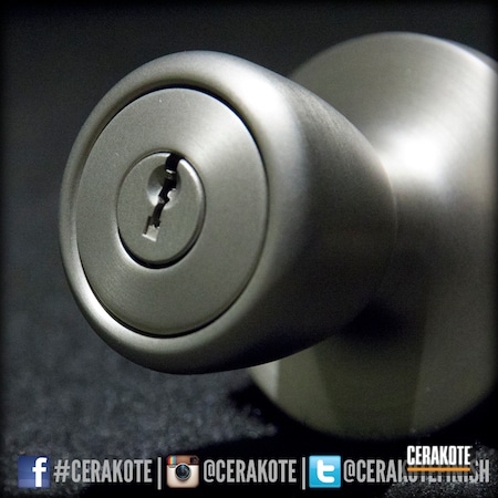Powder Coating: Doorknob,Door Hardware,MATTE CERAMIC CLEAR MC-161,More Than Guns,Miscellaneous