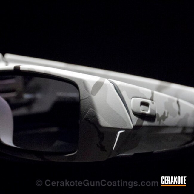 Cerakoted Matte Clear Coated Oakley Sunglasses