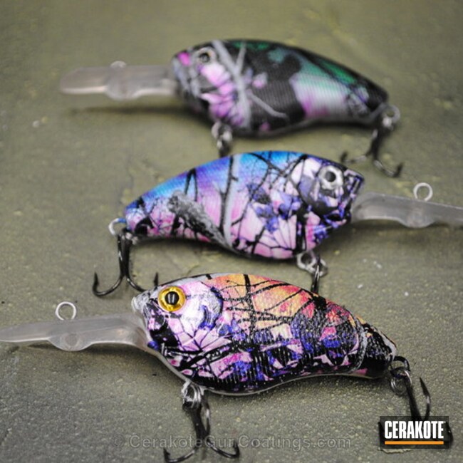 Ceramic Clear Coated Fishing Lures by Wild West Coatings