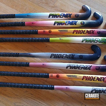 Cerakoted Field Hockey Sticks