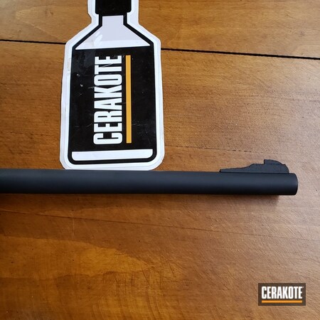 Powder Coating: Graphite Black H-146,Before and After,Rifle,Bolt Action Rifle