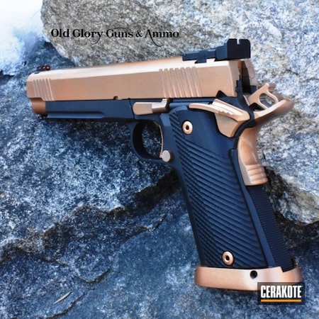 Powder Coating: 10mm,Copper Color,Pin Gun,Rock Island Armory 1911,HIGH GLOSS ARMOR CLEAR H-300,Custom Copper,10mm 1911,Longslide,GunCandy,1911,Rock Island 1911,Copper,Pistol,Rock Island Armory,Target Pistol,Double Stack