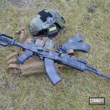 Powder Coating: Graphite Black H-146,Cobalt H-112,Tungsten H-237,AK Rifle,Net Camo