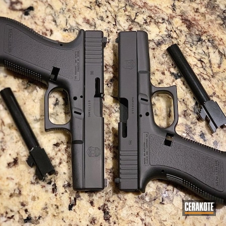 Powder Coating: Graphite Black H-146,Glock,Gloss Black H-109,Pistol