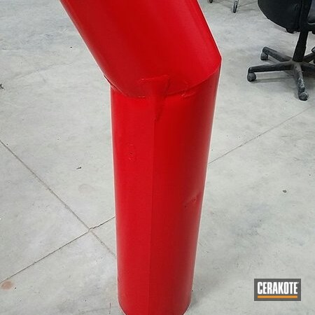 Powder Coating: Spray Plane,High Temperature Coating,Airplane,FIREHOUSE RED H-216,STOPLIGHT RED C-143,More Than Guns,Exhaust,Muffler