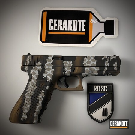 Powder Coating: Graphite Black H-146,Glock,Riptile Camo,Pistol,BATTLESHIP GREY H-213,Burnt Bronze H-148,Glock 22