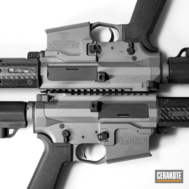 Cerakoted H-227 Tactical Grey And H-146 Graphite Black