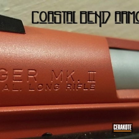 Powder Coating: 22lr,Crushed Silver H-255,Pistol,Ruger Mark II Target,USMC Red H-167,Custom Mix