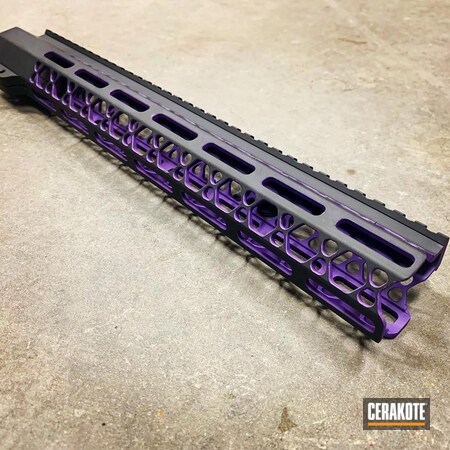 Powder Coating: Graphite Black H-146,Custom Mix,Bright Purple H-217,Handguard