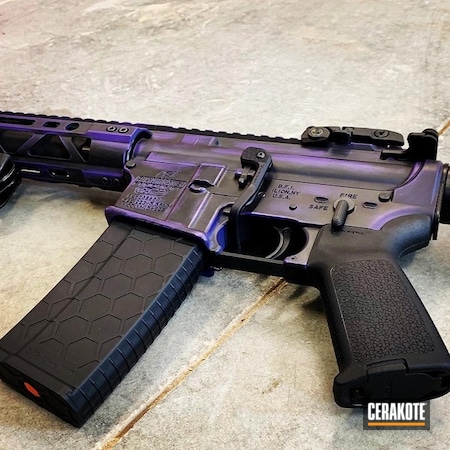 Powder Coating: Graphite Black H-146,Custom Mix,Bright Purple H-217,Tactical Rifle,Battleworn