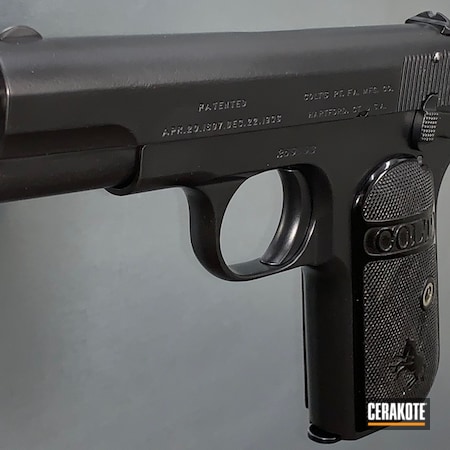 Powder Coating: BLACKOUT E-100,Pistol,Colt 1903,Colt,Restoration