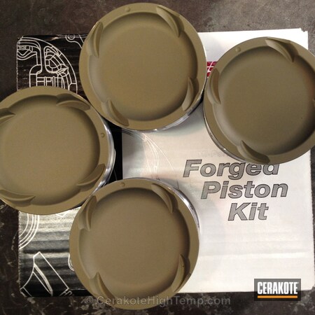Powder Coating: PISTON COAT (Oven Cure) V-136,Automotive,Pistons