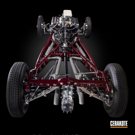 Powder Coating: Engine Parts,TITANIUM C-105,Engine,Automotive,Roadster,Ford,Gold C-122