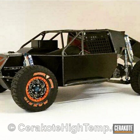 Powder Coating: Rock Crawler,CERAKOTE GLACIER BLACK C-7600,ATV,Dune Buggy,Automotive
