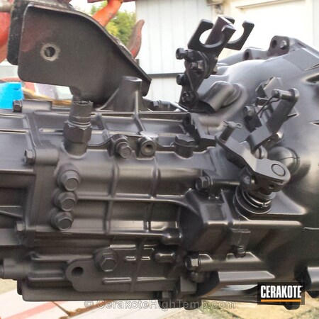 Powder Coating: CERAKOTE GLACIER BLACK C-7600,Automotive,DSM,Transmission