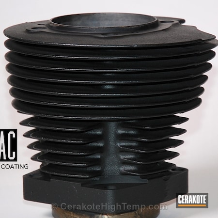 Powder Coating: CERAKOTE GLACIER BLACK C-7600,Auto Parts,Automotive,Cylinder