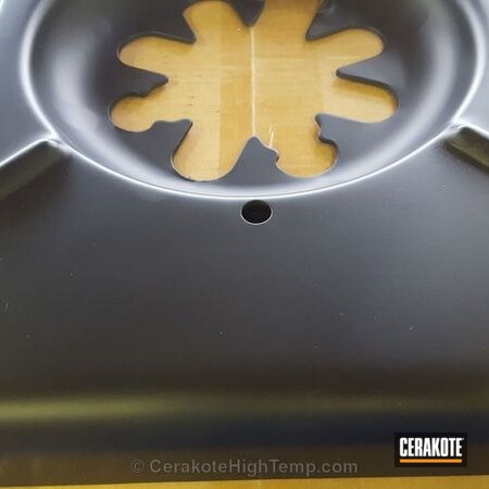 Powder Coating: CERAKOTE GLACIER BLACK C-7600,Stove,Burner Plates,More Than Guns
