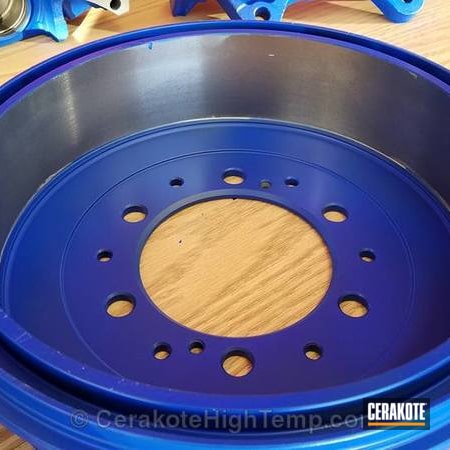 Powder Coating: Calipers,Automotive,Drums,BLUE FLAME C-158