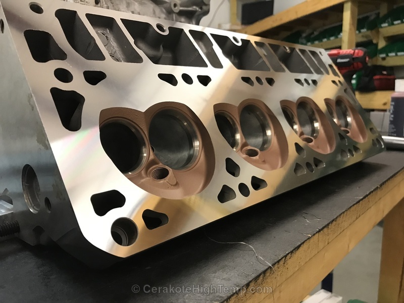 Ported LS1 Cylinder Heads with Cerakoted Combustion Chambers by Michael ...