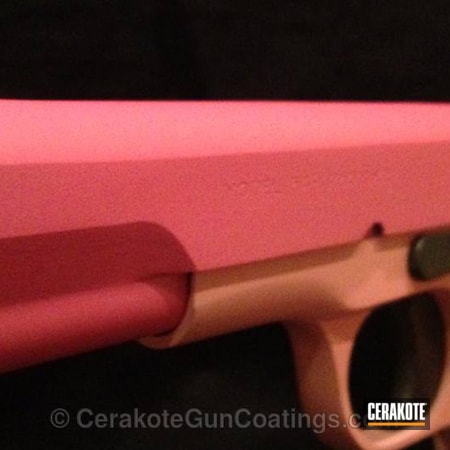 Powder Coating: Bazooka Pink H-244,Ladies,Handguns,Tokarev,Prison Pink H-141