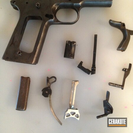 Powder Coating: Graphite Black H-146,Kimber,1911,Handguns,Titanium H-170