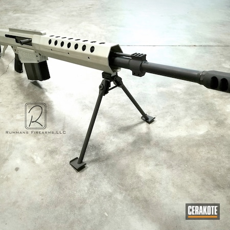 Powder Coating: Bright Nickel H-157,.50 cal,Tactical Rifle,50 BMG,Serbu