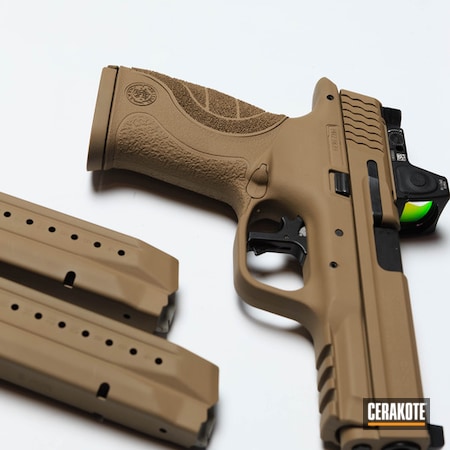 Powder Coating: Smith & Wesson,Pistol,Solid Tone,Coyote Tan H-235