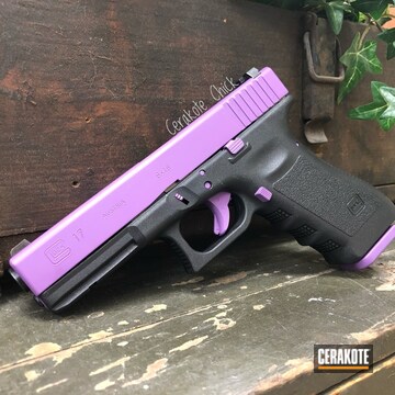 Cerakoted H-197 Wild Purple On This Glock 17