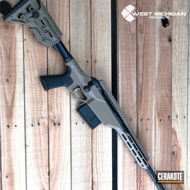 Cerakoted Savae 300 Win Mag Bolt Action Rifle In Cerakote H-267