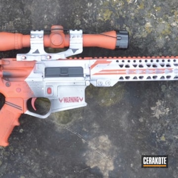 Cerakoted Custom Cerakoted Video Game Themed Rifle