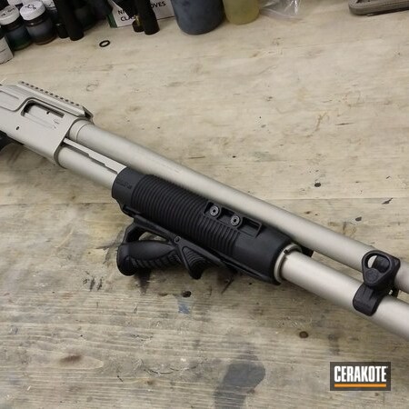 Powder Coating: Bright Nickel H-157,Shotgun,Tactical,Mossberg