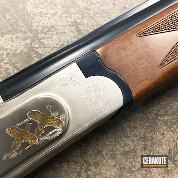 Cerakoted Mossberg Shotgun Done In Cerakote H-199 And H-238