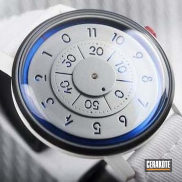Cerakoted Custom Watch With Cerakote H-216 And H-136