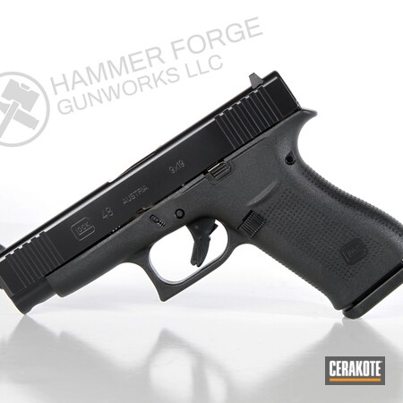 Powder Coating: 9mm,Glock,BLACKOUT E-100,Handguns,Pistol,Glock 48