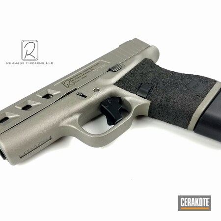 Powder Coating: Glock 43,Glock,Pistol,Titanium H-170