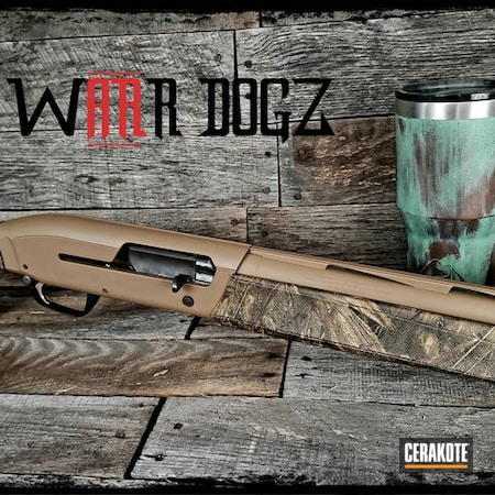 Powder Coating: BARRETT® BROWN H-269,Shotgun,RealTree Camo,Hunting Rifle,Camo,Rifle,Duck Gun