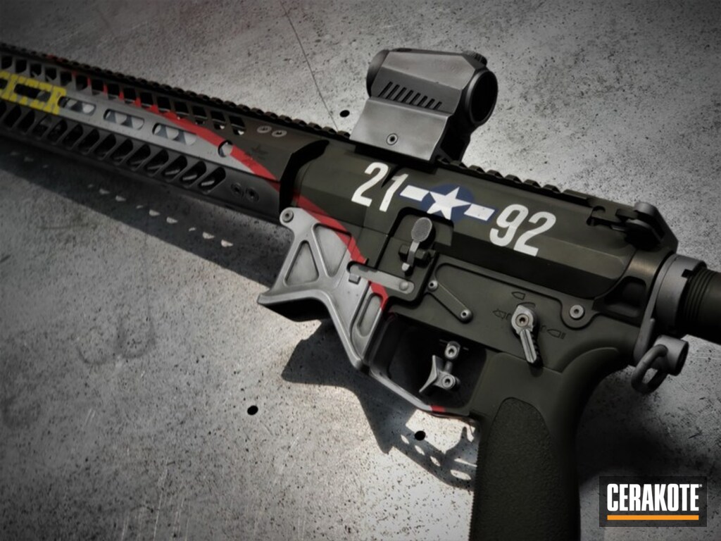 Air Force Themed Ar 15 Rifle By Web User Cerakote Air Force Themed Ar 15 Rifle By Web User Cerakote
